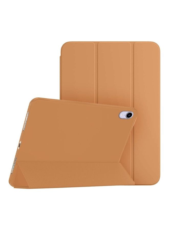 MARGOUN iPad Mini 6th Generation Case (2021) Leather Folio Stand Folding Cover Compatible with Apple iPad Mini 6 (8.3 inch) Brown - Image 1