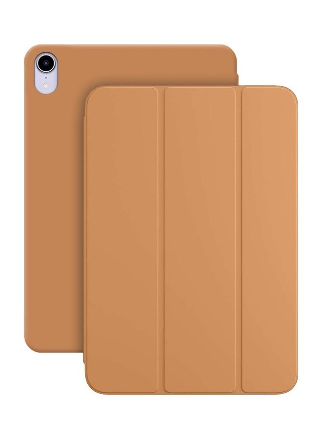 MARGOUN iPad Mini 6th Generation Case (2021) Leather Folio Stand Folding Cover Compatible with Apple iPad Mini 6 (8.3 inch) Brown - Image 2