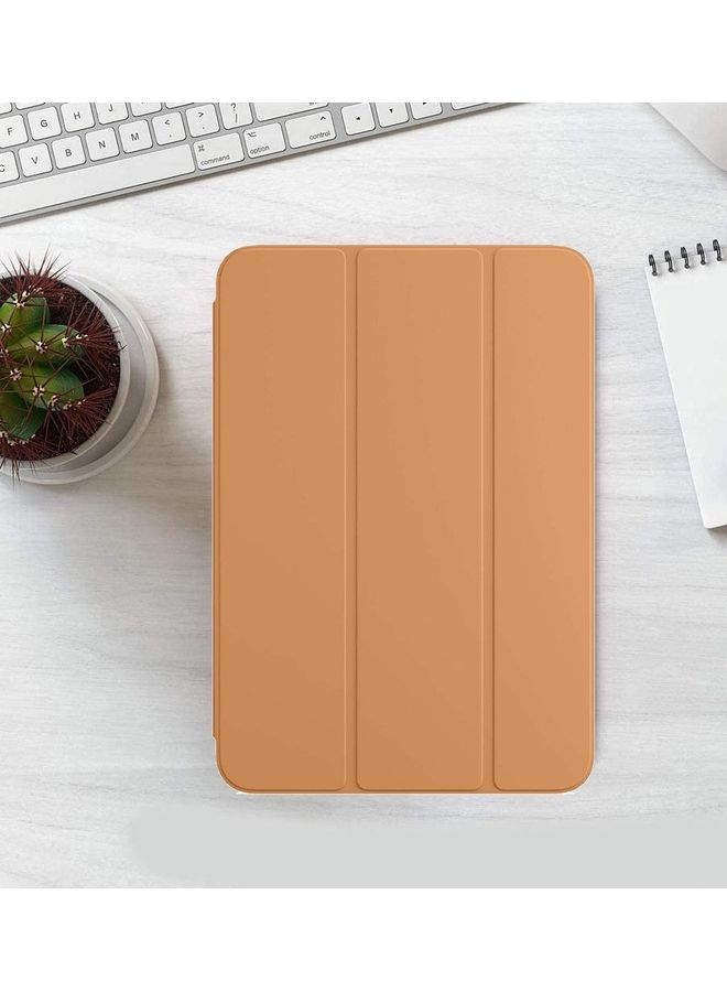 MARGOUN iPad Mini 6th Generation Case (2021) Leather Folio Stand Folding Cover Compatible with Apple iPad Mini 6 (8.3 inch) Brown - Image 5