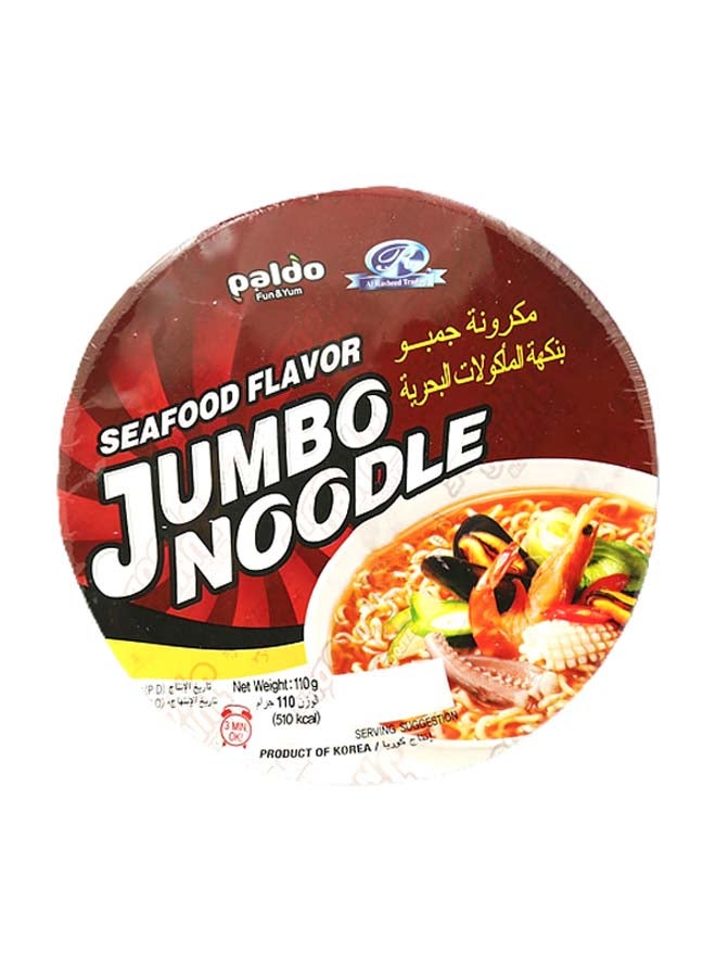 Paldo Seafood Flavour Jumbo Noodles 110grams - Image 1