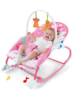 Kidle 2 In 1 Music Vibrating Baby Rocker + Dining Table  - Image 2