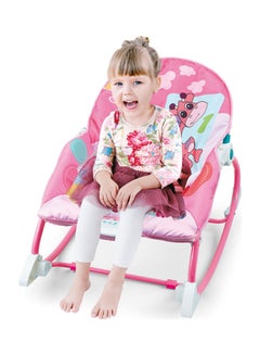 Kidle 2 In 1 Music Vibrating Baby Rocker + Dining Table  - Image 4