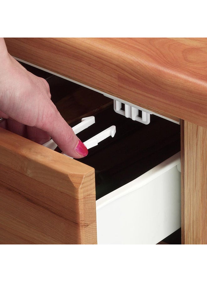 Clippasafe - 2-Piece Self-Adhesive Cupboard And Drawer Lock Set - Image 1