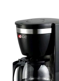 دي إل سي  ماكينة صنع قهوة كهربائية مزودة بمرشح للسوائل 600.0 ml 650.0 W 830 أسود\ساطع\فضي  - Image 2