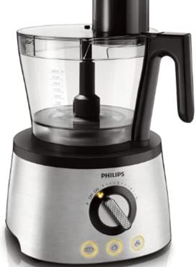 فيليبس طقم محضر طعام يوضع على سطح المنضدة 3.4 L 1300.0 W HR7778 أسود / رمادي / شفاف  - Image 4