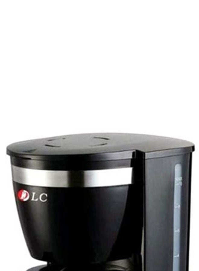 DLC - Liquid Filter Coffee Machine 1.25 L 800.0 W DLC-CM7302 Black/Clear/Silver - Image 1