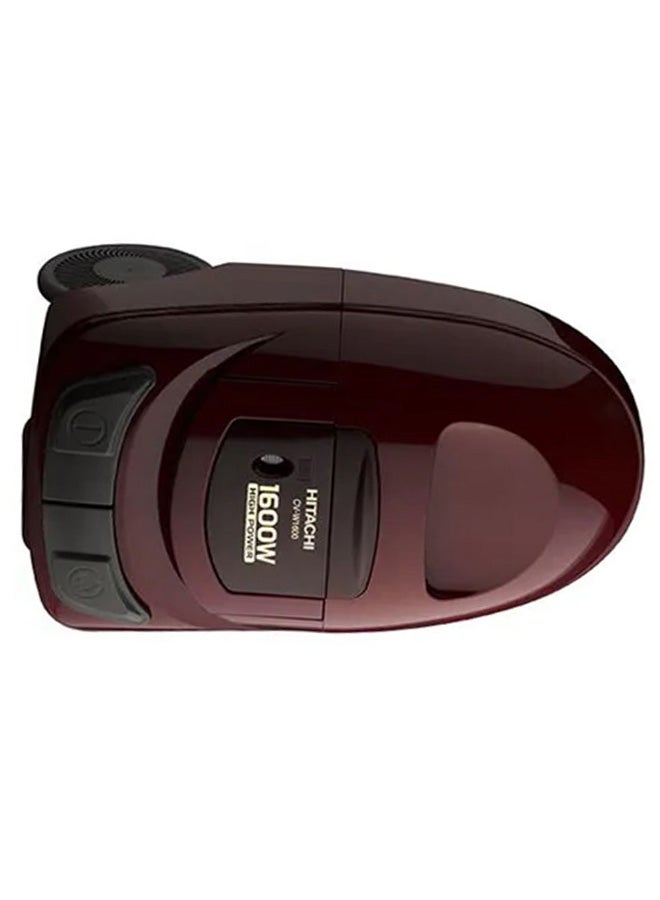 HITACHI Electric Canister Vacuum Cleaner 5 L 1600 W CV-W1600 SS220 WR Wine Red  - Image 4