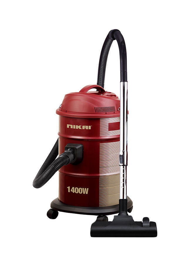 نيكاي مكنسة كهربائية محمولة 17 L 1400 W NVC211T أحمر - Image 1