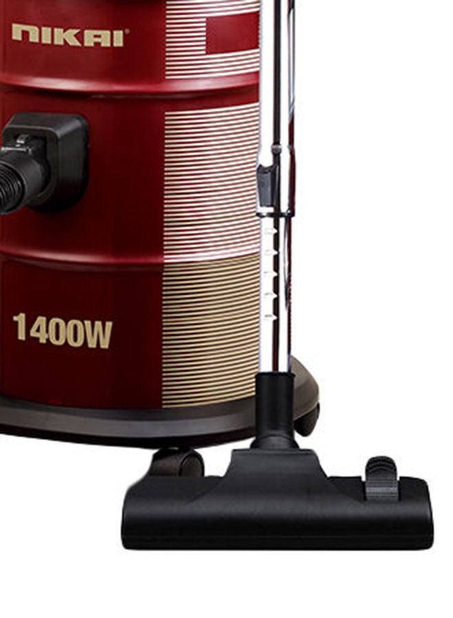 نيكاي مكنسة كهربائية محمولة 17 L 1400 W NVC211T أحمر - Image 2