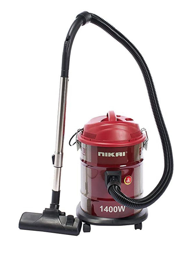 نيكاي مكنسة كهربائية محمولة 17 L 1400 W NVC211T أحمر - Image 4