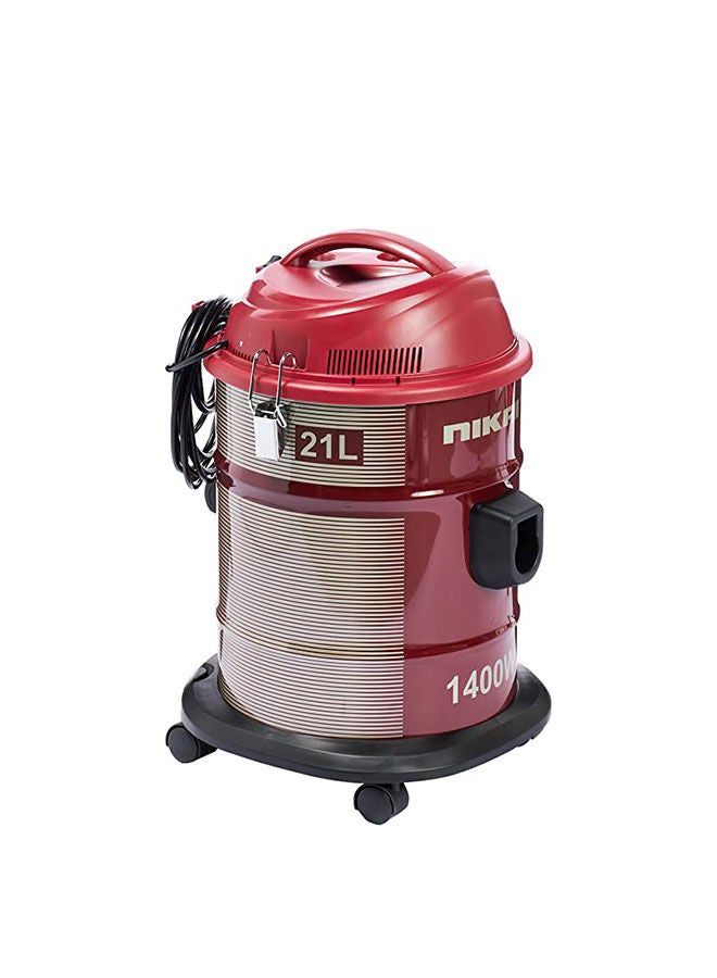 نيكاي مكنسة كهربائية محمولة 17 L 1400 W NVC211T أحمر - Image 5
