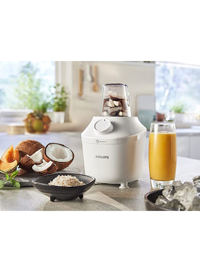 فيليبس - خلاط كهربائي 2 في 1 1.9 L 450 W HR2041/50 أبيض - Image 1