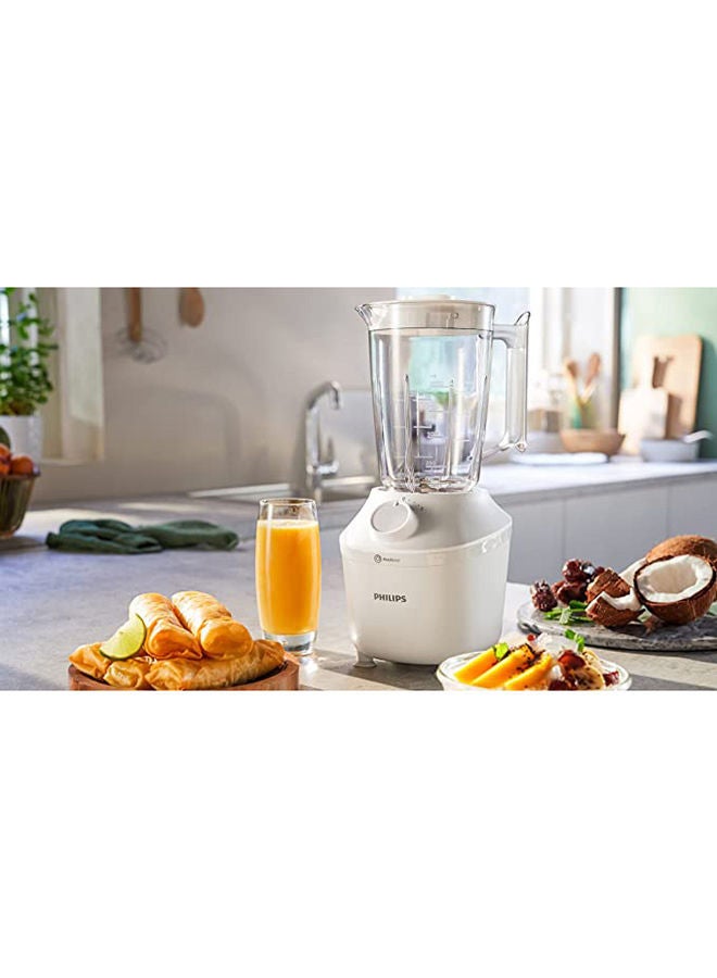 فيليبس - خلاط كهربائي 2 في 1 1.9 L 450 W HR2041/50 أبيض - Image 1