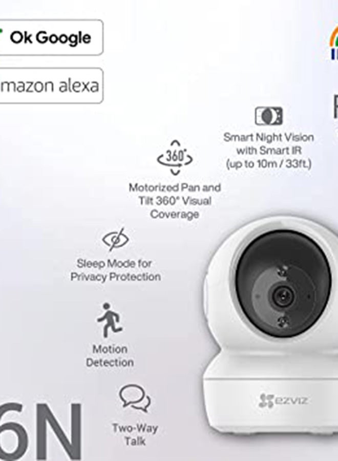 EZVIZ - C6N 2K 4MP Smart Indoor Security Pan & Tilt Camera - Image 1