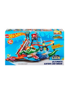 Color Shifters Ultimate Gator Car Wash Playset 15.24X66.04x43.12cm