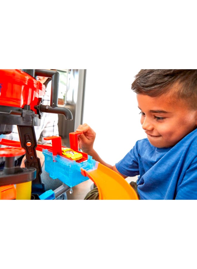 Hot Wheels - Color Shifters Ultimate Gator Car Wash Playset 15.24X66.04x43.12cm - Image 1