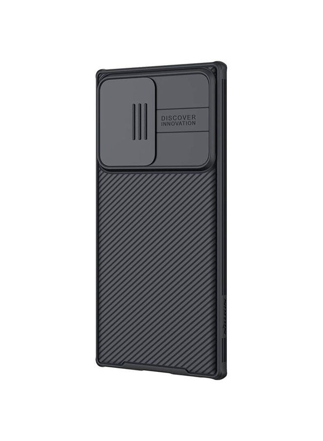 نيلكين غطاء حماية واقٍ من سلسلة كام شيلد مع غطاء كاميرا منزلق لهاتف سامسونج جالاكسي نوت 20 ألترا بتقنية 5G أسود - Image 2