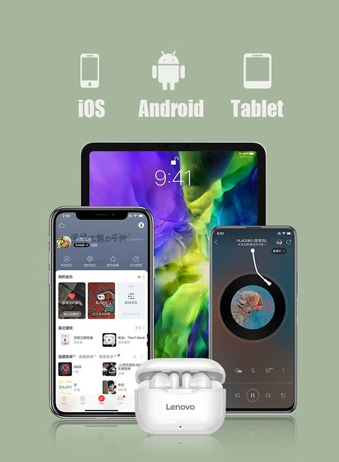Lenovo - LivePods LP1 White/Black - Image 1