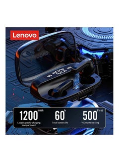 Lenovo QT81 Wireless Earphone Touch Button Hifi Stereo Earbuds 40mAh Battery BT 5.0 Waterproof Headphones With Mic Black  - Image 4