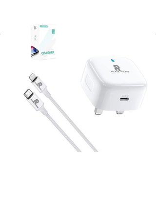 iPhone 14 PD 20W Type C Fast Charging Wall Plug with iPhone Lightning Cable Compatible for iPhone 14 Pro/14 Pro Max/14 Plus/14/13/12/11/Xs, iPad Pro White - v1667393815/N43656846A_1