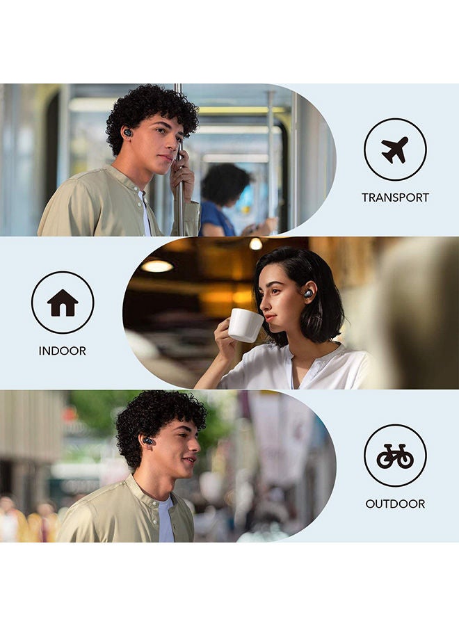 Soundcore - Life Dot 2 NC Bluetooth Earphones, Multi-Mode Noise Cancelling Wireless Earbuds, ANC Earbuds with 4-Mic Clear Calls, 35-Hr Playtime, Deep Bass, Fast Charging, Transparency, and App Black - Image 1