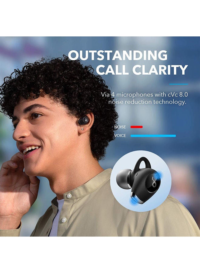Soundcore - Life Dot 2 NC Bluetooth Earphones, Multi-Mode Noise Cancelling Wireless Earbuds, ANC Earbuds with 4-Mic Clear Calls, 35-Hr Playtime, Deep Bass, Fast Charging, Transparency, and App Black - Image 1