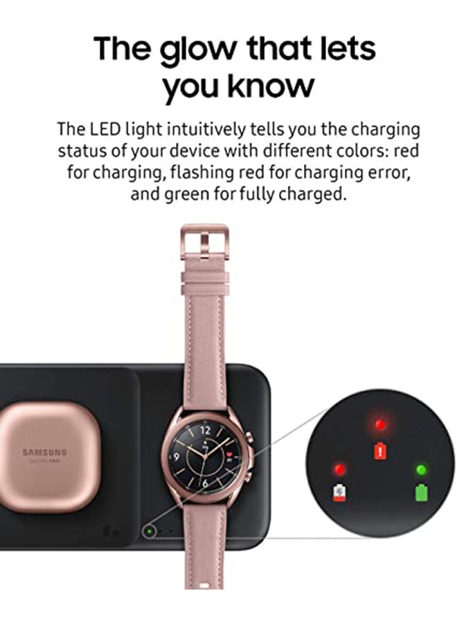 Samsung - Wireless charger Trio Black - Image 1