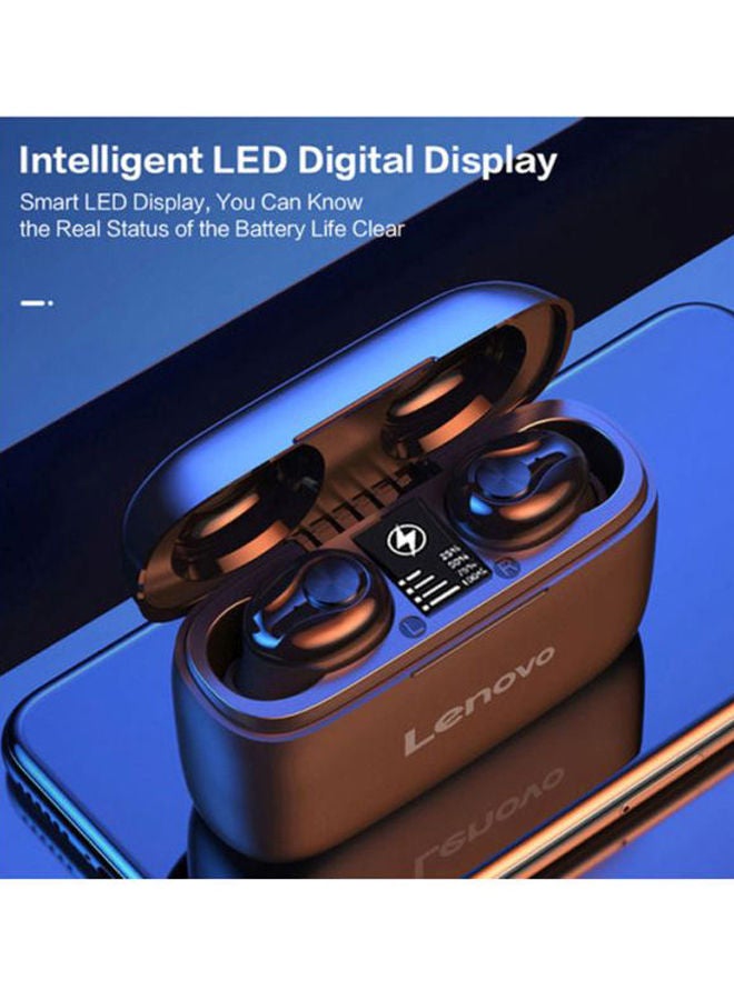 Lenovo - HT18 True Wireless Stereo Earbuds Black - Image 1