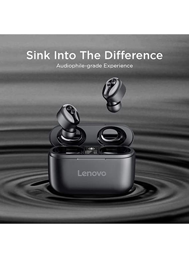 Lenovo - HT18 True Wireless Stereo Earbuds Black - Image 1