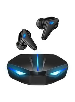 K55 Gaming Headset Low Delay TWS Fone Bluetooth Earphones Earbuds with Mic Bass Audio Sound Positioning PUBG Wireless Headphones Black
