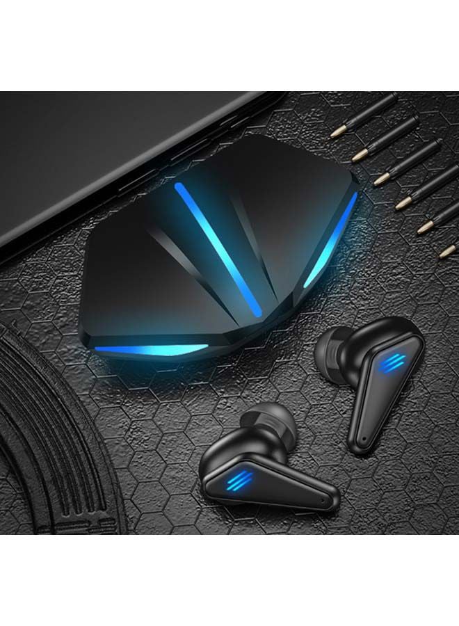 ARNO - K55 Gaming Headset Low Delay TWS Fone Bluetooth Earphones Earbuds with Mic Bass Audio Sound Positioning PUBG Wireless Headphones Black - Image 1