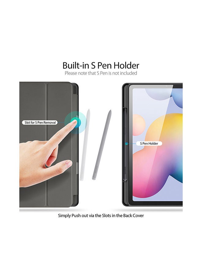 Rock Pow Protective Cover Case for Samsung Galaxy Tab S6 Lite 10.4 Inch 2020 Black - Image 2