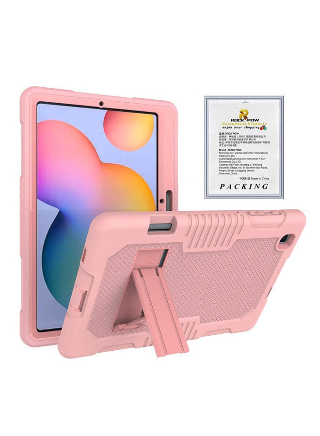 Rock Pow Protective Cover Case for Samsung Galaxy Tab S6 Lite 10.4 Inch 2020 Rose Gold - Image 1