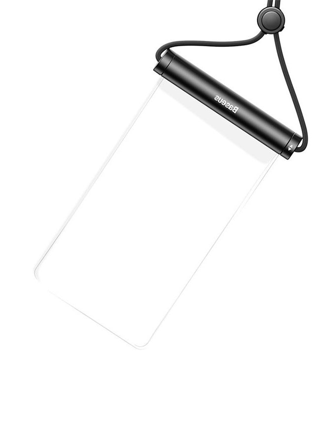 Waterproof Phone Case, Certified IPX8 30M Deep Waterproof Phone Pouch, Univesal Waterproof Cell Phone Case Fit for Big Phones up to 7.2" Compatible with iPhone 15 Pro Max/15 Plus,14/13/12/S22/S23 Ultra Black Black