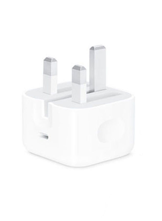 Wall Charger For iPhone ,Type-C Port , With Cable Type-C White
