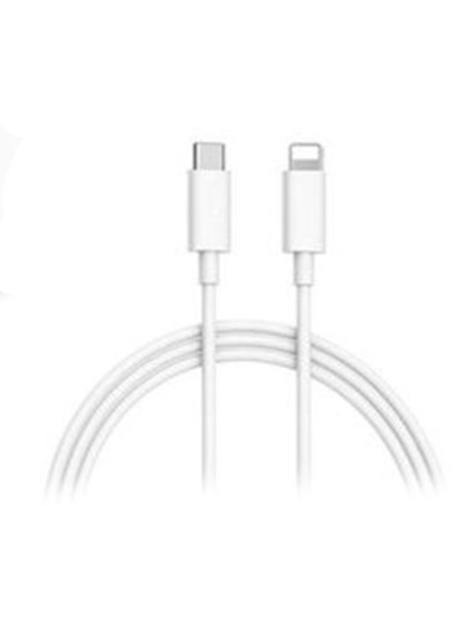 Wall Charger For iPhone ,Type-C Port , With Cable Type-C White