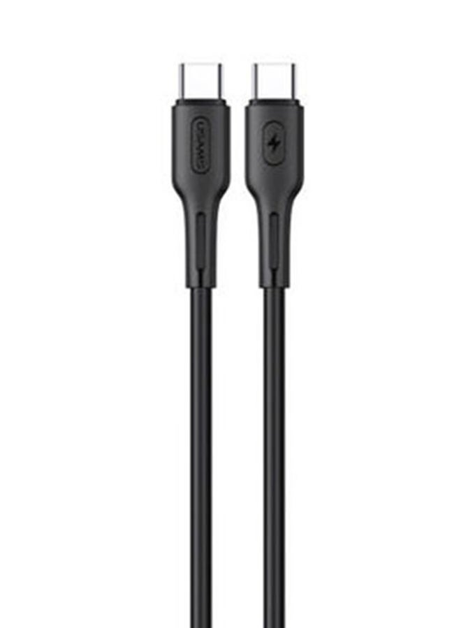 Usams - 30000.0 mAh PB59 Dual QC3.0+PD 65W Fast Charging Power Bank With Type-C Cable Black - Image 1