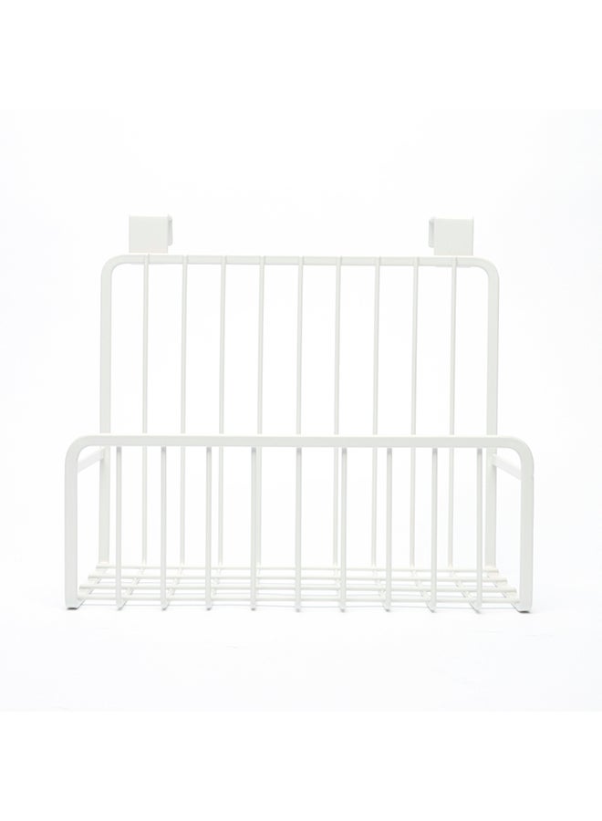 Home Box Maisan Over The Door Kitchen Basket White 12cm  - Image 2