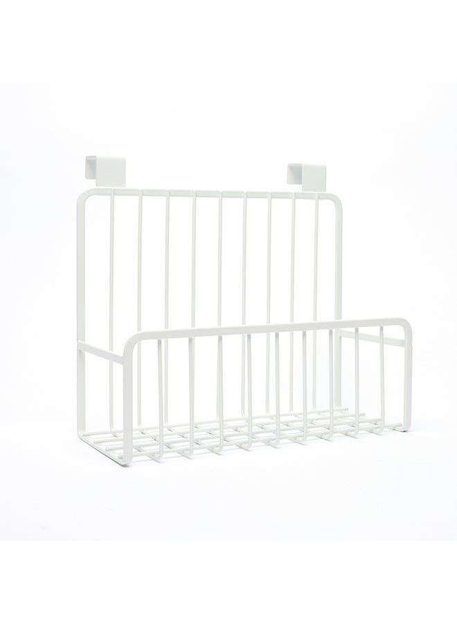 Home Box Maisan Over The Door Kitchen Basket White 12cm  - Image 3