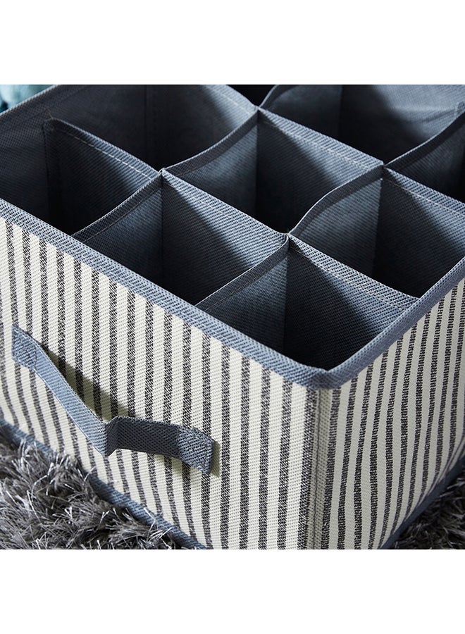 هوم بوكس منظم بـ9 أقسام من إيبايس رمادي / أبيض