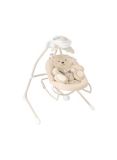 Portable Gironanna Evo Baby Infant Swing, Rocking, Sway Gentle Swaying, With Support And Safety, Cradle From 0- 9 Kg - Coniglio Beige - v1667399784/N19200579A_2