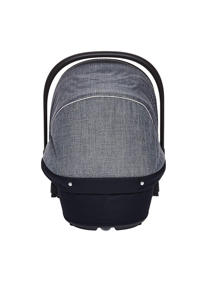 Cam سرير أطفال كوكولا للتنقل بتصميم مريح - بلون أزرق/رمادي - Image 4