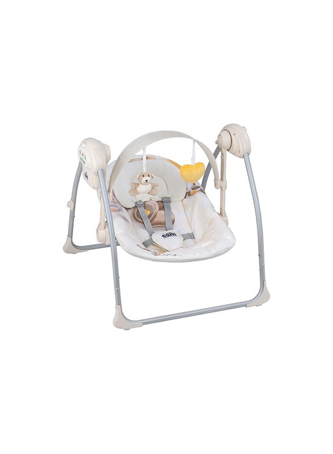 cam Portable Sonnolento Baby Infant Swing, Sway Gentle Swaying, Rocker, Rocking With Support And Safety, Cradle, 0-9 Kg - Beige - Image 1
