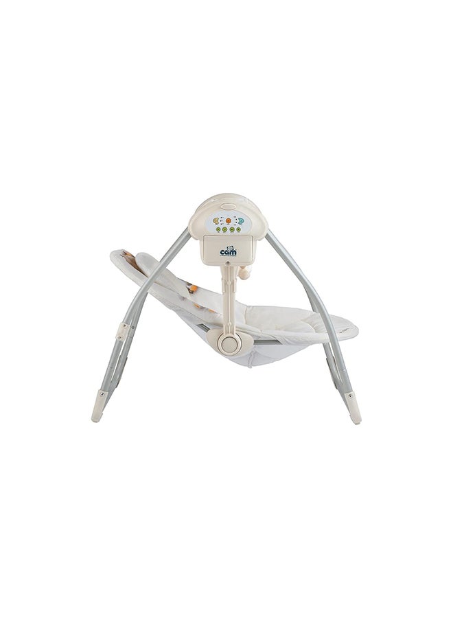 cam Portable Sonnolento Baby Infant Swing, Sway Gentle Swaying, Rocker, Rocking With Support And Safety, Cradle, 0-9 Kg - Beige - Image 3