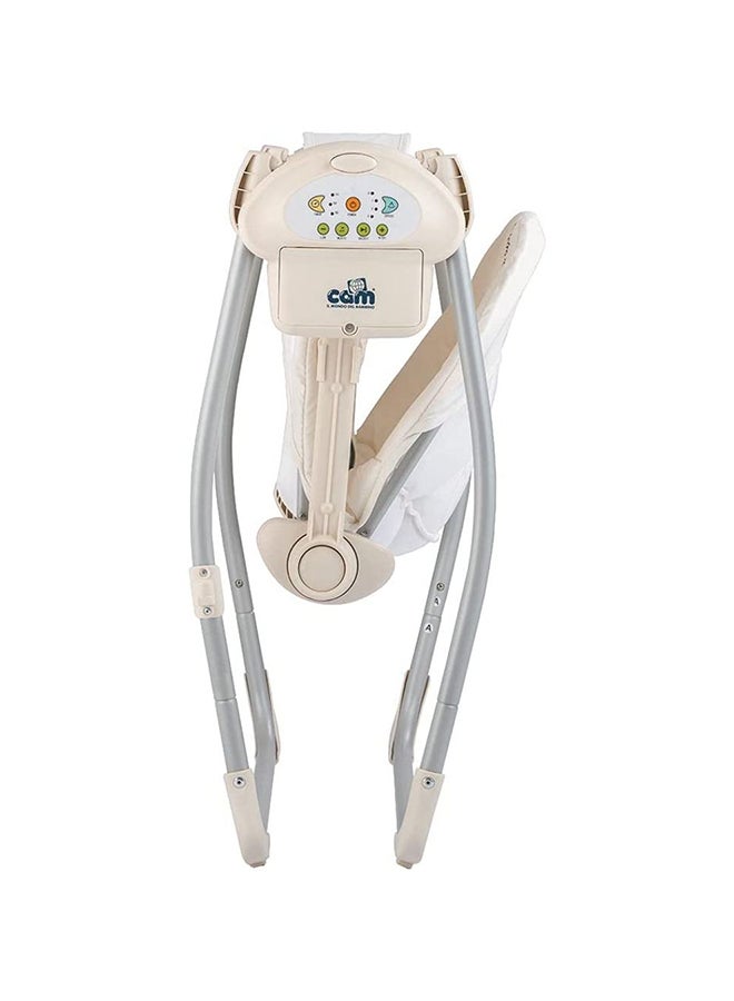 cam Portable Sonnolento Baby Infant Swing, Sway Gentle Swaying, Rocker, Rocking With Support And Safety, Cradle, 0-9 Kg - Beige - Image 4