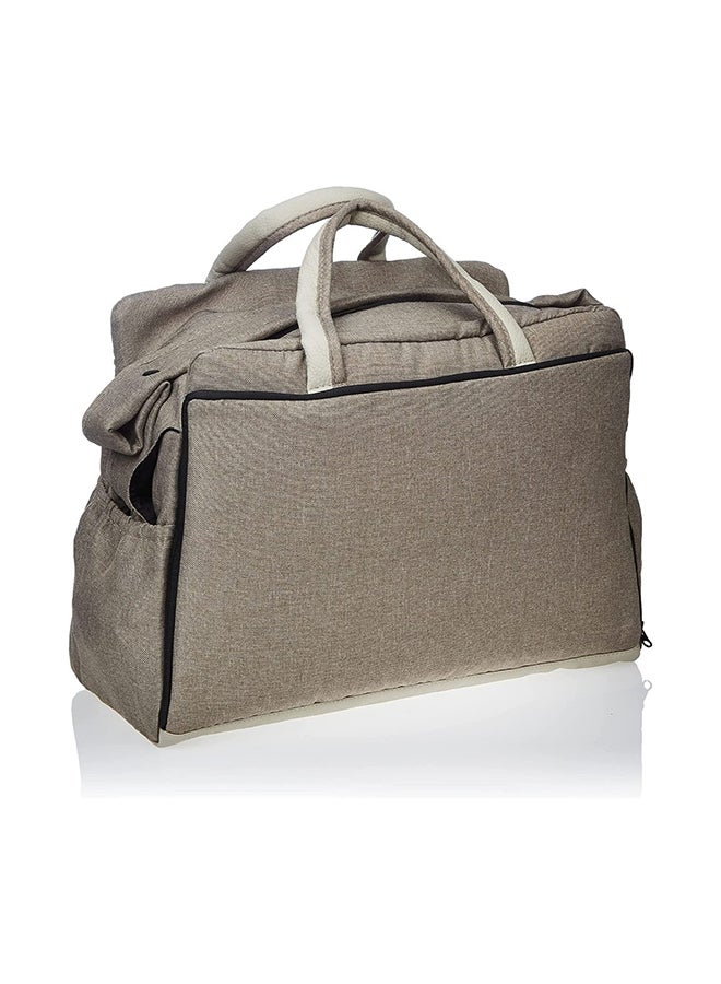 cam - Celine Baby Changing Bag, Larges Bag With Multifunction, Travel Bag, On The Go, Convertible, Mum And Dad Bag, Diaper Bag, Bag Bottle Holder, Hospital Baby Bag, Waterproof, Insulated Packet - Grey - Image 1