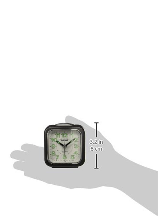 CASIO - Square Shape Analog Alarm Clock Assorted Color 7.7×7.2×4.9cm - Image 1