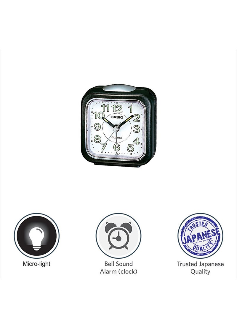 CASIO - Square Shape Analog Alarm Clock Assorted Color 7.7×7.2×4.9cm - Image 1