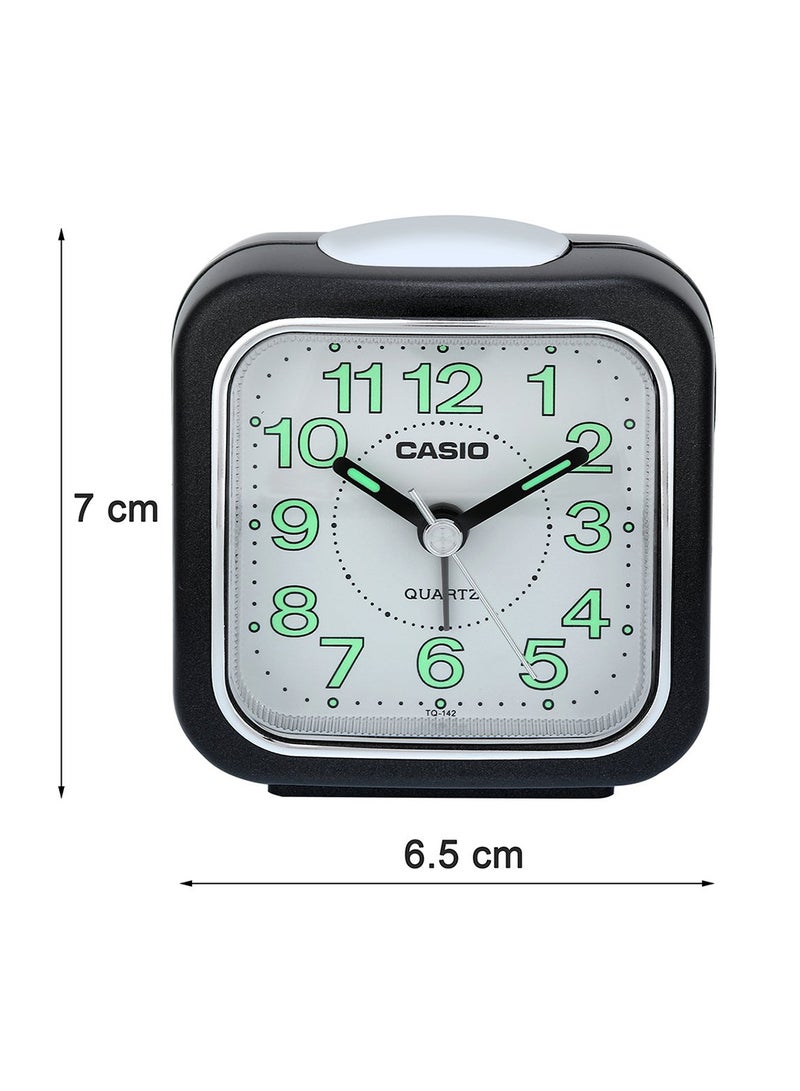 CASIO - Square Shape Analog Alarm Clock Assorted Color 7.7×7.2×4.9cm - Image 1