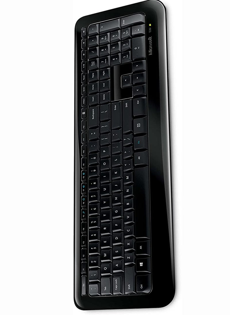 Microsoft - Wireless Keyboard With Mouse Black - Image 1